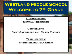 2016 Incoming 7th Gd Informational PowerPoint