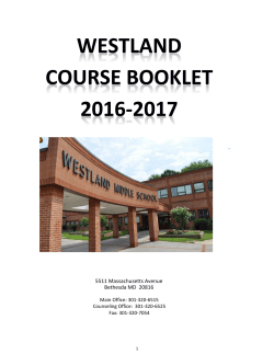 16-17 Westland Course Bulletin
