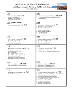 15-16 updated bus arrival and departure times
