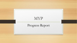 14-15 MYP Progress Report Presenation for Students