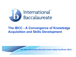 IBCC Towards A Convergence of Knowledge Aquisition