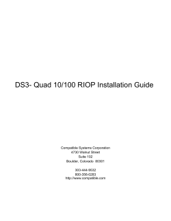 Compatible Systems Reference Guides