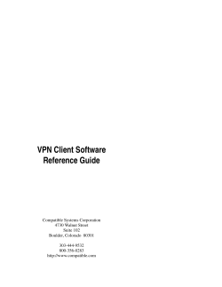 Compatible Systems Reference Guides