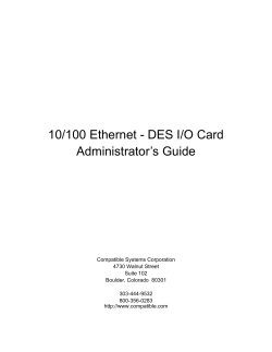 Compatible Systems Reference Guides