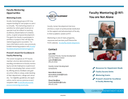 Printable Brochure for Department Heads