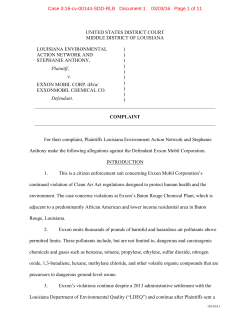 sued by the non-profit Louisiana Environmental Action Network