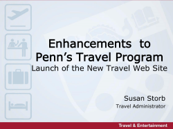 ABA Travel Presentation