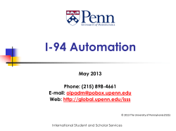 I-94 Information Session