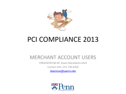 PCI Compliance