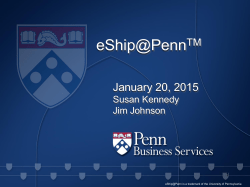 eShip Presentation