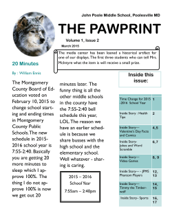 The Pawprint March 2015
