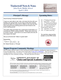 April 3 News and Notes