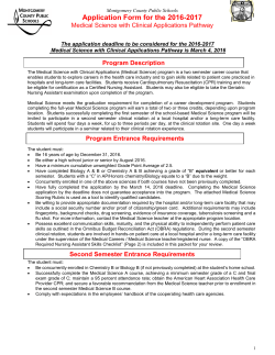 2016-2017 Medical Science Program Application&nbsp;