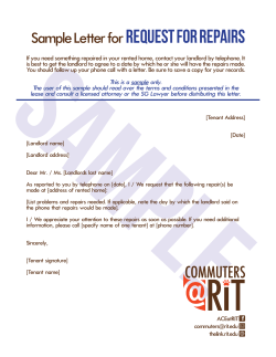 letter REQUESTFORREPAIRS