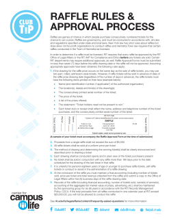 ClubTips RaffleRules