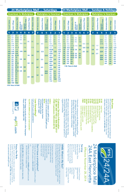 24/24A Bus Schedules starting 11/28/2014