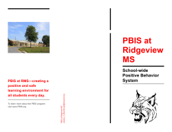 PBIS Parent Info