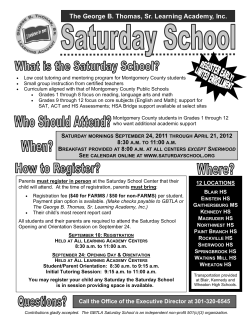 George B. Thomas, Sr. Learning Academy