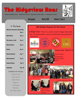 March 2016 Newspaper