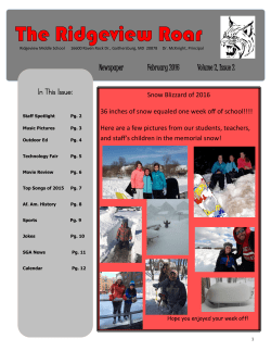 February 2016 Edition