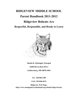 General Handbook Info