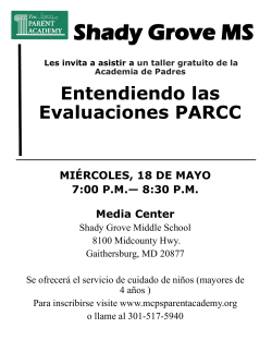 Understanding the PARCC Assessments (Spanish)