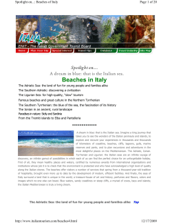 Beaches in Italy