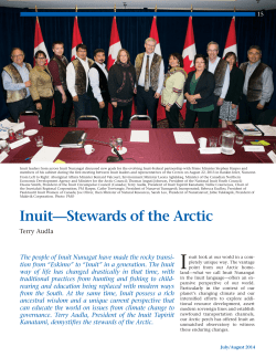Inuit&mdash;Stewards of the Arctic