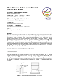 Effects of Haunch on the Beam-Column Joint of Soft First