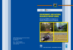 environment and natural resources report series - UNDP