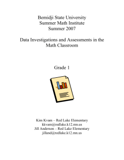 Graph Comprehension for 1st Grade