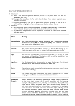 Express Line App terms