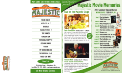 May / June 2017 Cinema flyer