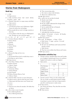 Answer Keys - Penguin Readers