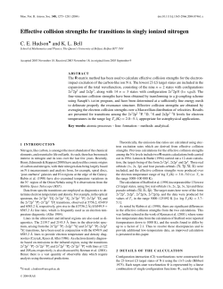 Effective collision strengths for transitions in singly ionized nitrogen