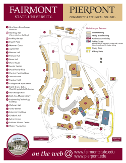 on the web - Fairmont State University