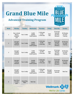 Advanced - Grand Blue Mile
