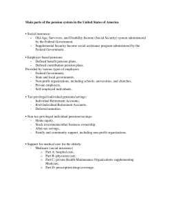 Overview of U.S. pension system.