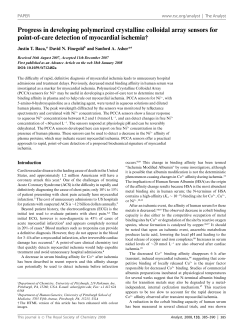 Progress in developing polymerized crystalline colloidal array