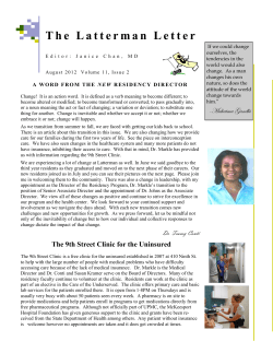 August 2012 - UPMC McKeesport