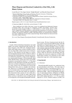 Phase Diagram and Electrical Conductivity of the PrBr