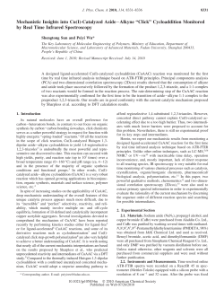 Mechanistic Insights into Cu(I)-Catalyzed Azide&minus;Alkyne