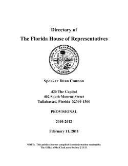 The Florida House of Representatives