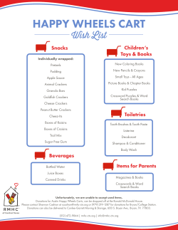 Happy Wheels Cart Wish List