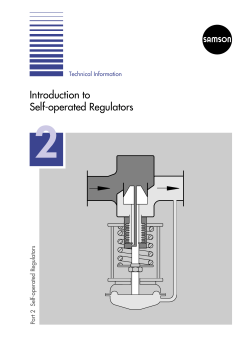 Introduction to Self-operated Regulators