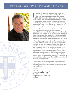 Honor Roll of Donors 2010-2011