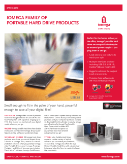 iomega family of portable hard drive products
