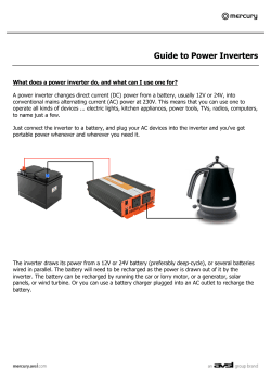 Guide to Inverters