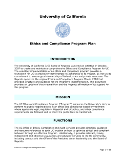 Attachment - The Regents of the University of California