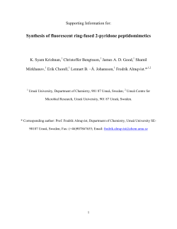 Synthesis of fluorescent ring-fused 2
